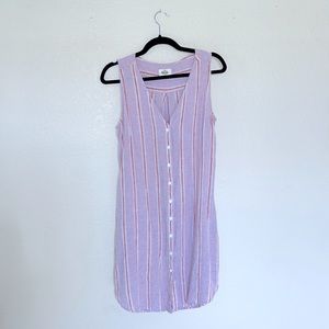 Marine Layer Button-Up Dress with Pockets